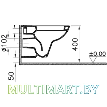 Унитаз Vitra S20 9004B003-7204 картинка 8